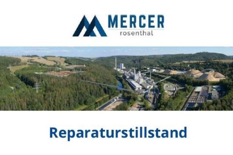 Reparaturstillstand beim Zellstoffwerk Mercer Rosenthal