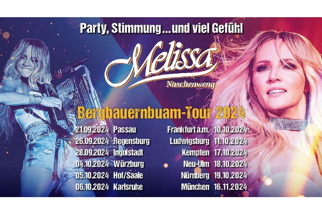 Melissa Naschenweng - Bergbauernbuam Tour 2024 Hof/Salle