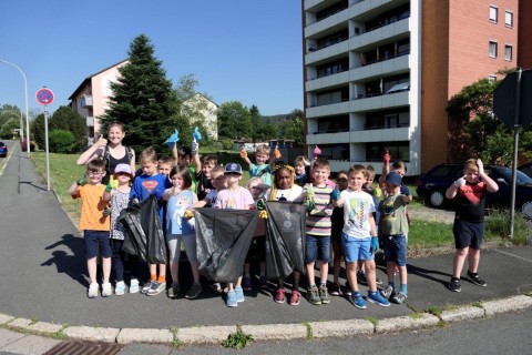Kampf dem Müll an der Grundschule